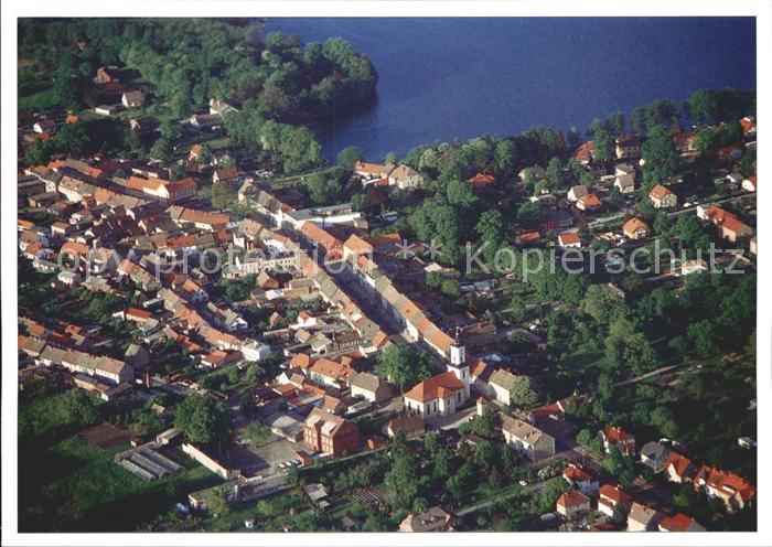 Lindow Mark Fliegeraufnahme Stadt der Drei Seen