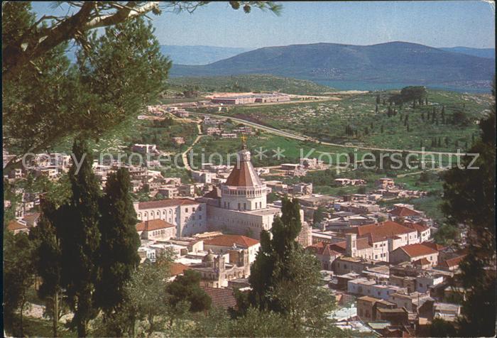 Nazareth Israel Gesamtansicht mit Neuer Kirche