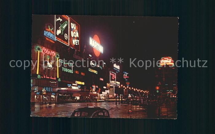 Bruessel Bruxelles Der Brouckère Platz bei Nacht