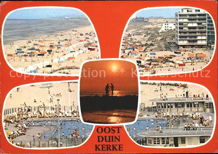 Oost Duinkerke Strand Promenade Strandbad