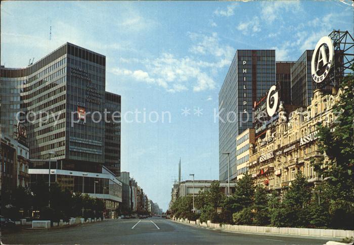 Bruessel Bruxelles Place de Brouckère et Boulevard Anspach