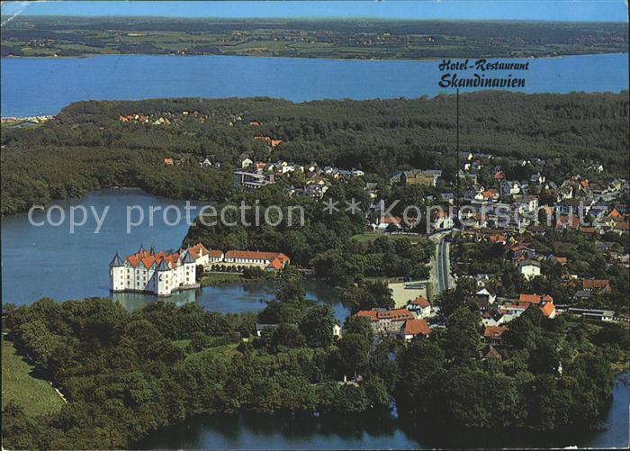 Gluecksburg Ostseebad Fliegeraufnahme Hotel Skandinavien