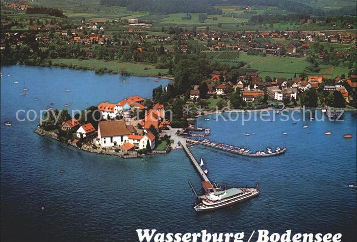 Wasserburg Bodensee Fliegeraufnahme