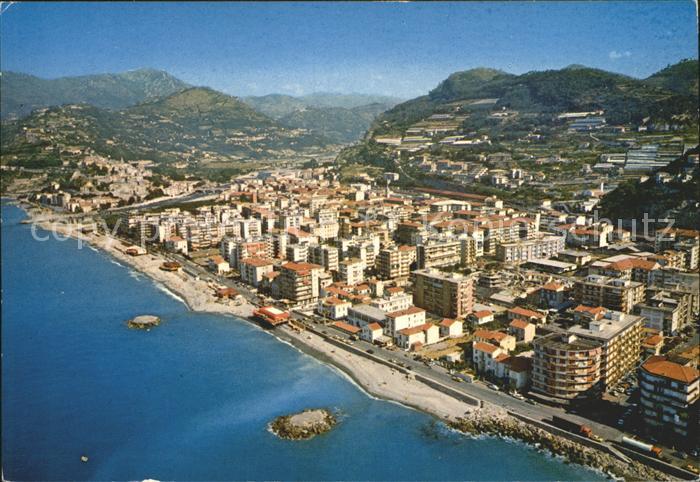 Ventimiglia Liguria Panorama aereo e lungomare Riviera dei Fiori
