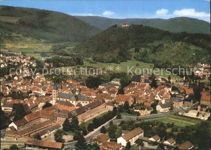 Amorbach Miltenberg Odenwald Fliegeraufnahme