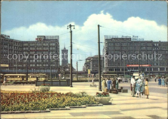BERLIN CITY Alexanderplatz Strassenbahn