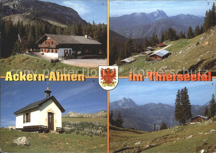 Thiersee Gasthaus Ackern Almen Thierseetal Kapelle Alpenpanorama