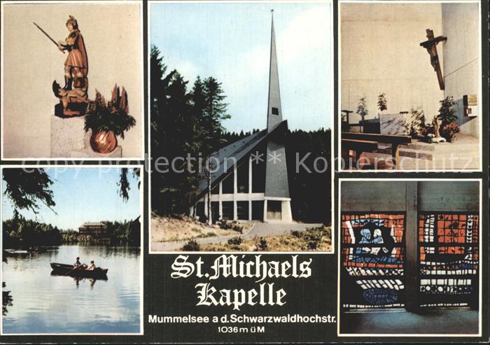 Mummelsee St Michaels Kapelle Schwarzwaldhochstrasse