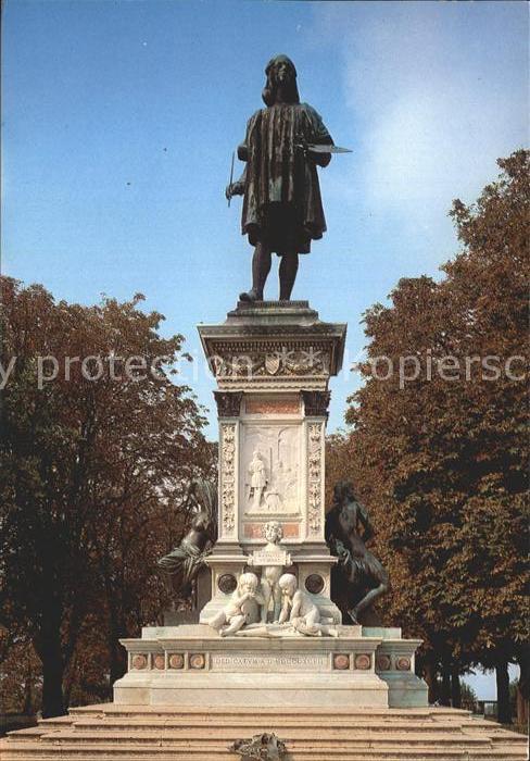 Urbino Monumento a Raffaello Sanzio Denkmal Statue