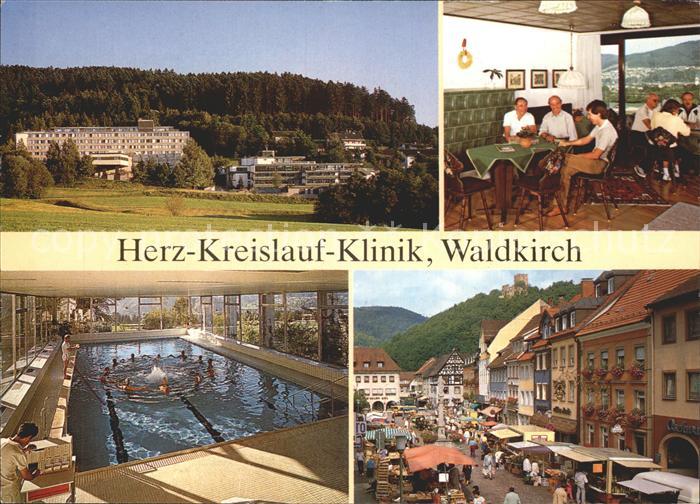 Waldkirch Breisgau Herz Kreislauf Klinik Hallenbad Marktplatz Burg