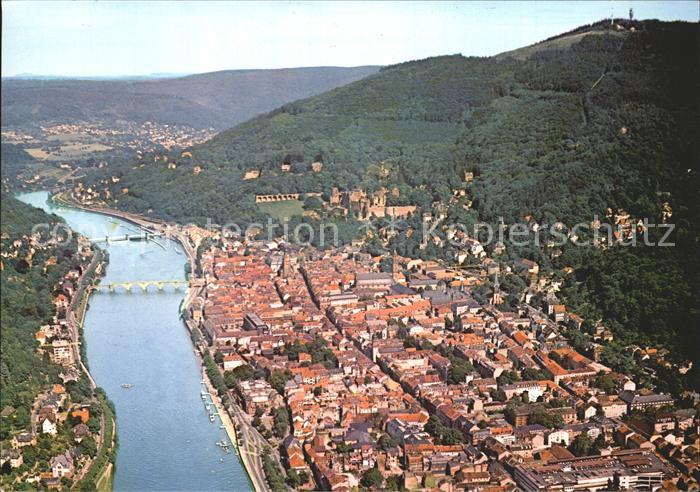 Heidelberg Neckar Fliegeraufnahme