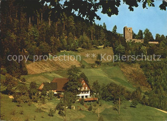 Schramberg Gasthaus Schilteckhof Schwarzwald Burgruine