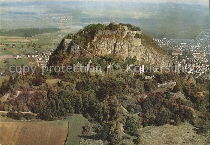 Hohentwiel Festungsruine Fliegeraufnahme