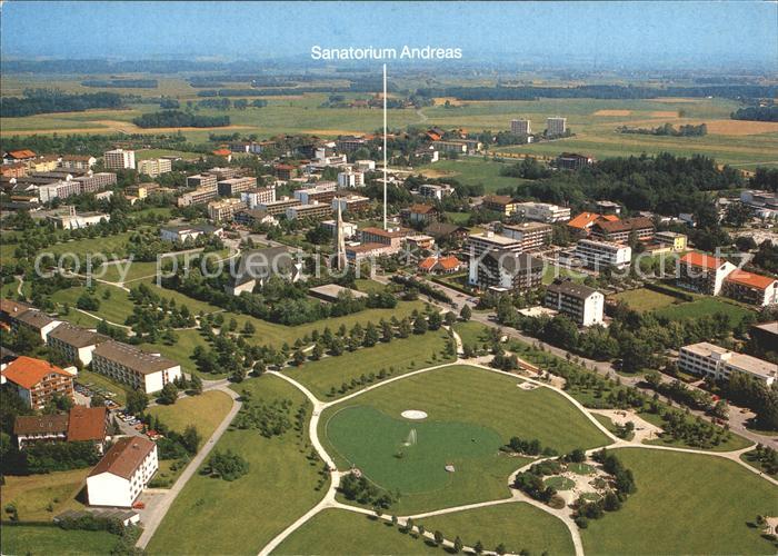 Bad Fuessing thermalbad Sanatorium Andreas Fliegeraufnahme