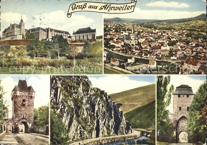 Ahrweiler Ahr Kloster Kalvarienberg Tor Turm Stadtmauer Felsnase Bunte Kuh