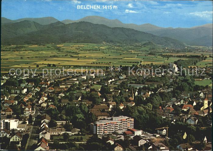 Bad Krozingen Thermalkurort am Schwarzwald Belchen Fliegeraufnahme