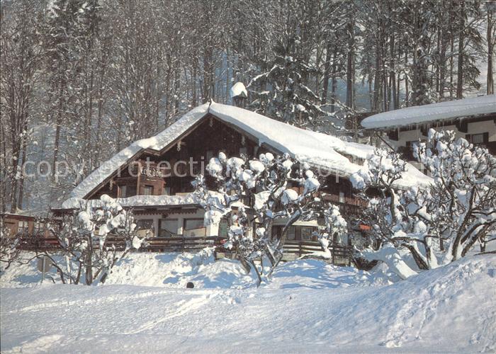 Muehlau Oberaudorf Cafe Pension Doerfl Winterpanorama