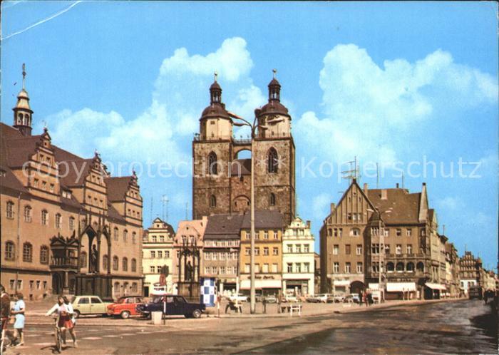 Wittenberg Lutherstadt Marktplatz