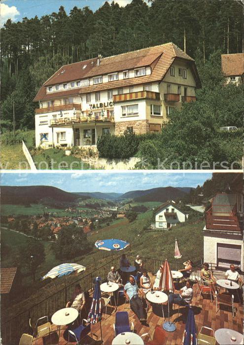 Baiersbronn Schwarzwald Hotel Cafe Pension Talblick Terrasse