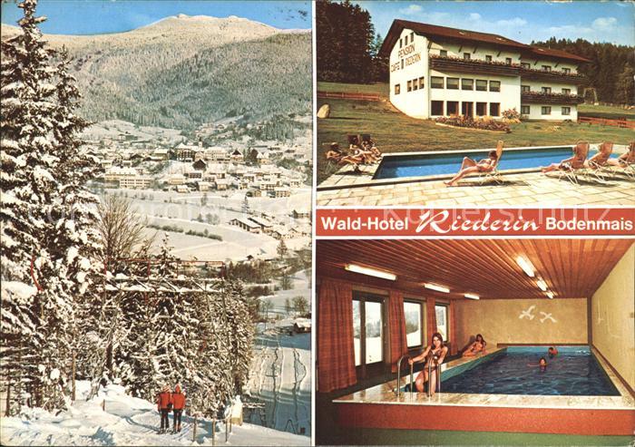 Bodenmais Waldhotel Riederin Swimming Pool Hallenbad Wintersportplatz Schlepplif