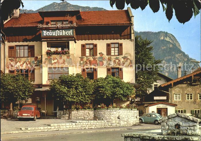 GARMISCH-PARTENKIRCHEN Bayern Gasthaus Braeustueberl des ehem. hochfuerstlichen