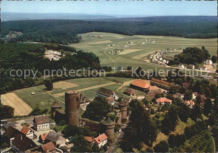 Hofgeismar Burghotel Trendelburg Fliegeraufnahme
