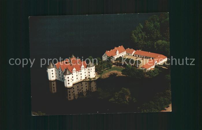 Gluecksburg Ostseebad Wasserschloss 16. Jhdt. Fliegeraufnahme