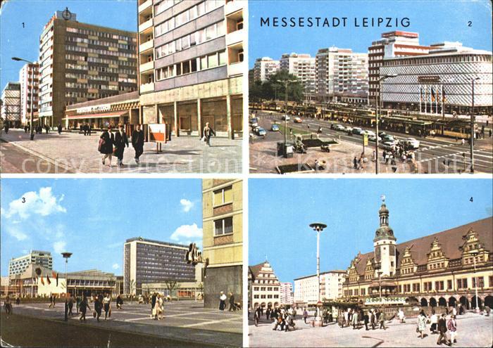 LEIPZIG Sachsen Bruehl Warenhaus Konsument Sachsenplatz Altes Rathaus Messestadt