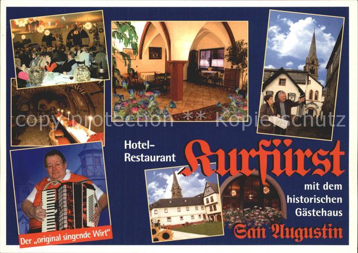 Bornhofen Kamp Hotel Restaurant Kurfuerst Historisches Gaestehaus Hausmusik
