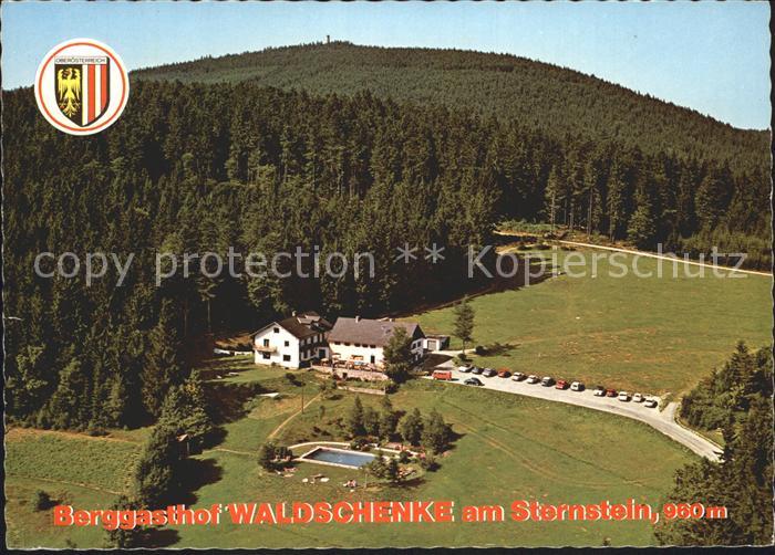 Bad Leonfelden Berggasthof Waldschenke am Sternstein Fliegeraufnahme