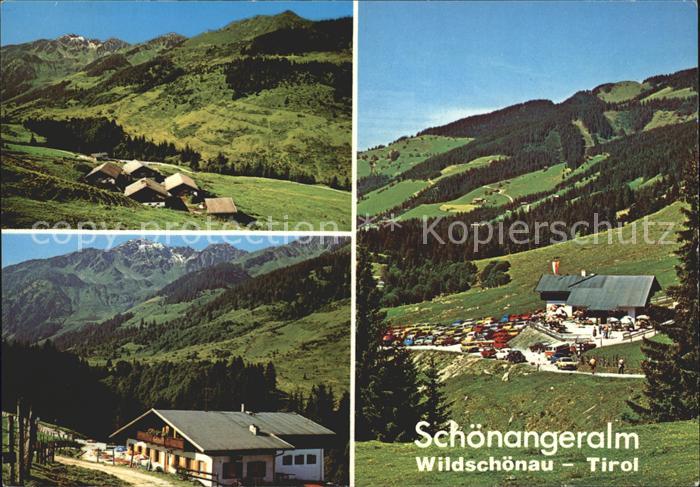 Wildschoenau Tirol Wandergebiet Schoenangeralm