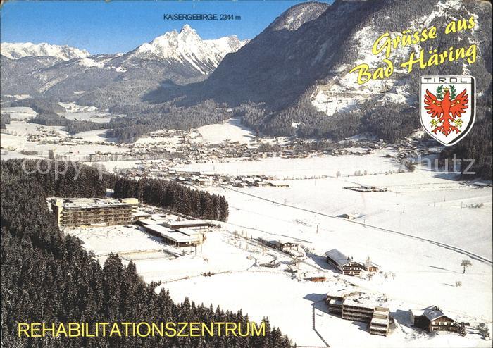 Bad Haering Tirol Rehabilitationszentrum Kaisergebirge Winterpanorama Fliegerauf