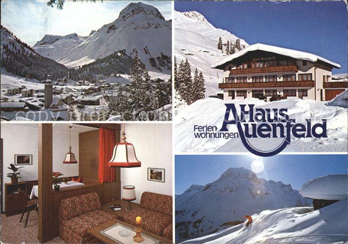 Lech Vorarlberg Ferienwohnungen Haus Auenfeld am Arlberg Wintersportplatz