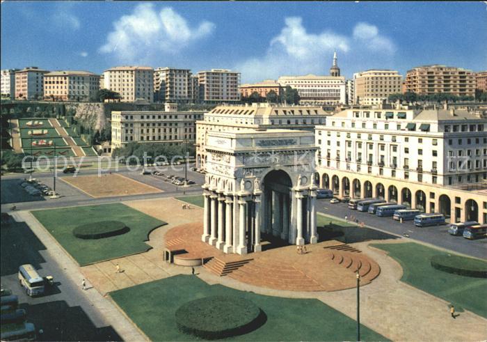 Genova Genua Liguria Piazza della Vittoria Monument ai Caduti Siegesplatz Denkma