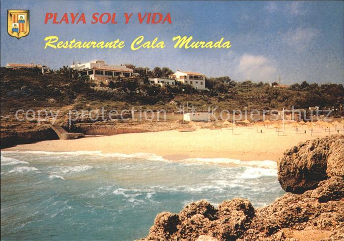 Cala Murada Restaurante Playa Bucht Strand