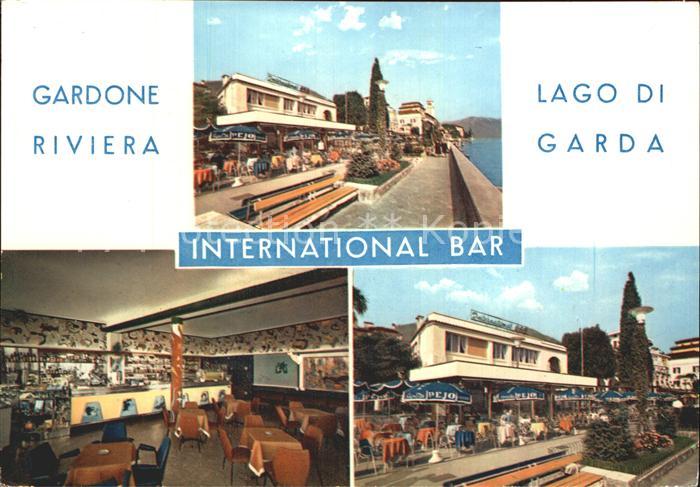 Gardone Garda International Bar Ristorante Seepromenade Gardasee