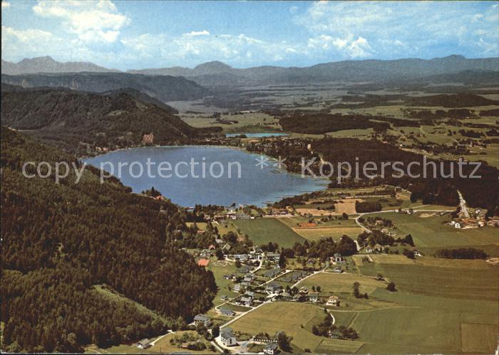 Unterburg Klopeinersee Erholungsgebiet Fliegeraufnahme