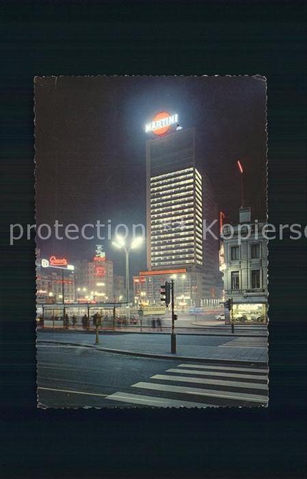 Bruxelles Bruessel Centre International Rogier la nuit