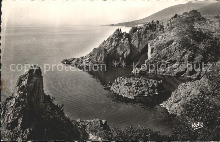 Cannes Alpes-Maritimes Rochers du Trayas Bucht