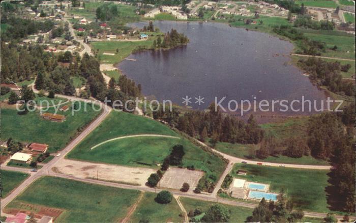 Abbotsford British Columbia Fliegeraufnahme Centennial Pool and Park