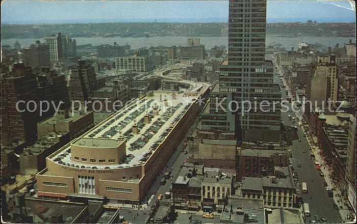 New York City Port Authority Bus Terminal Fliegeraufnahme