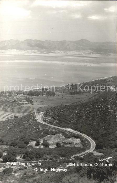 Lake Elsinore Ortego Highway Fliegeraufnahme