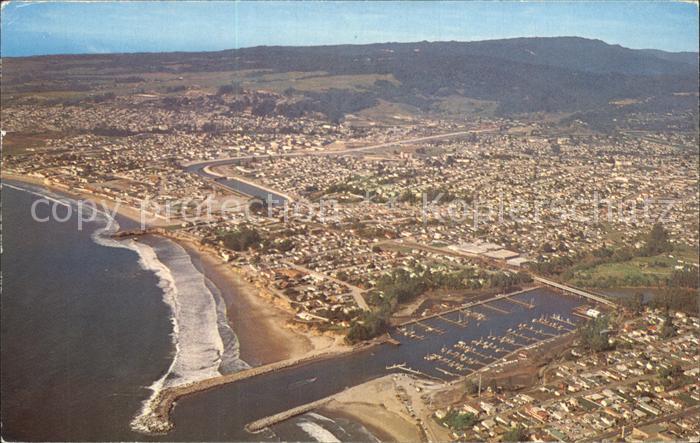 Santa Cruz California Fliegeraufnahme Small Craft Harbor
