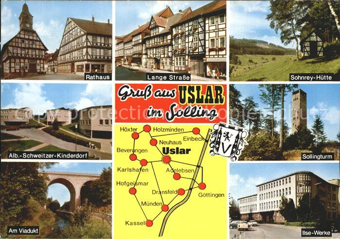 Uslar Solling Sohnrey-Huette Lange-Strasse Viadukt Sollingturm Ilse-Werke