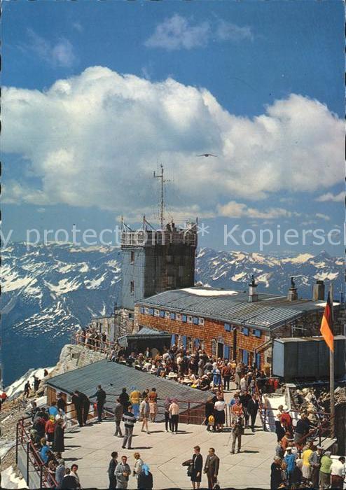 Zugspitze Muenchner Haus Aussichtsterrasse
