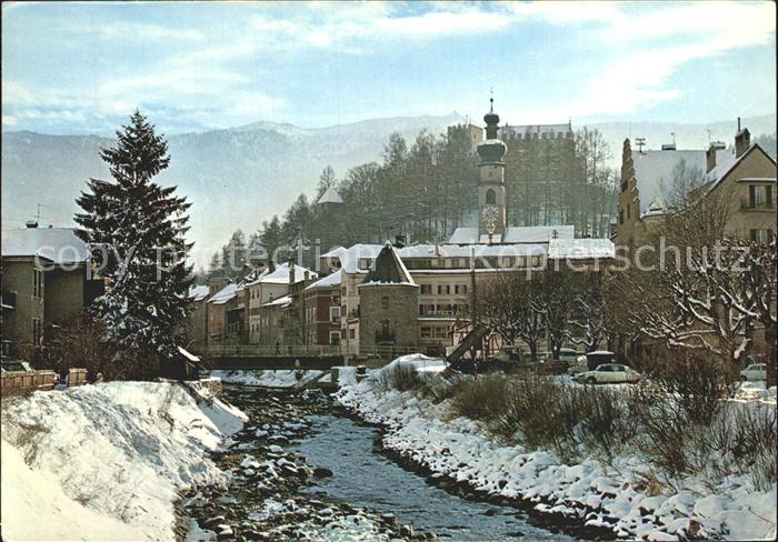 Bruneck Pustertal Flusspartie