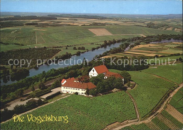Vogelsburg Volkach Fliegeraufnahme