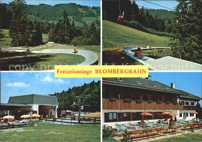 Muenchen Bayern Blombergbahn Sommerrodeln