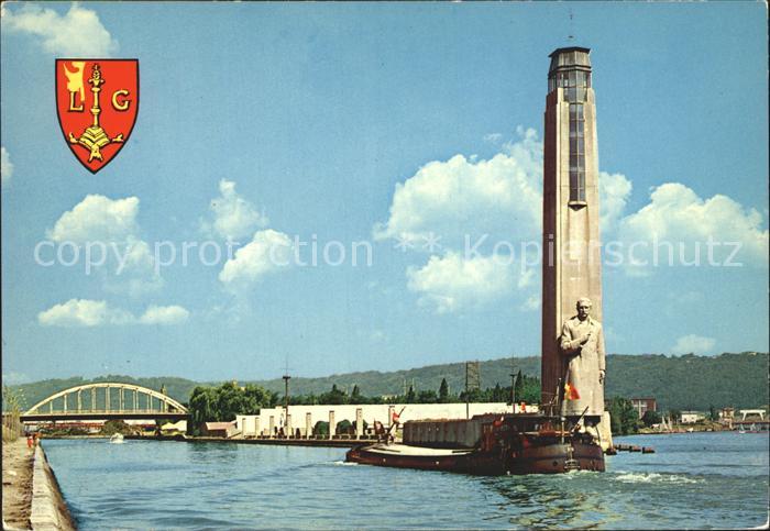 Liege Luettich Eingang zum Albert Kanal