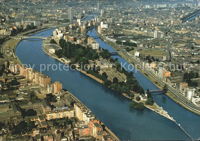 Liege Luettich Fliegeraufnahme